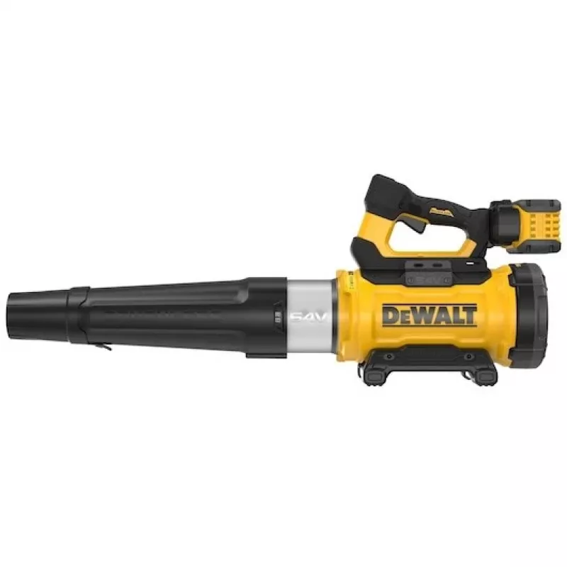 Hand-Laubbläser DeWalt DCMBL777X1-QW — bürstenloser Motor, 21,5 m³/min, 258 km/h, 9 Ah Akku, 3 Geschwindigkeitsstufen, 3,2 kg
