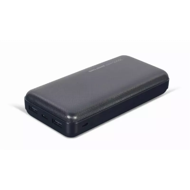 Gembird PB20-02 Powerbank Lithium-Polymer (LiPo) 20000 mAh Schwarz