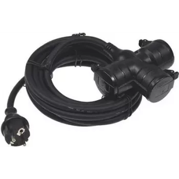 ChiliTec 3-fach Verteiler für den Außenbereich 5m IP44 H07RN-F3G1,5mm² (22351)