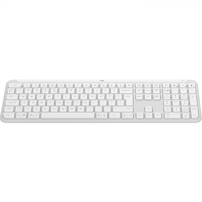 Logitech K950 Signature schlank Tastatur Büro RF Wireless Bluetooth QWERTY US International Weiß