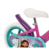 Kinderfahrrad HUFFY GABBI 12 Zoll, rosa, Rücktrittbremse, Stützräder, Schaumreifen
