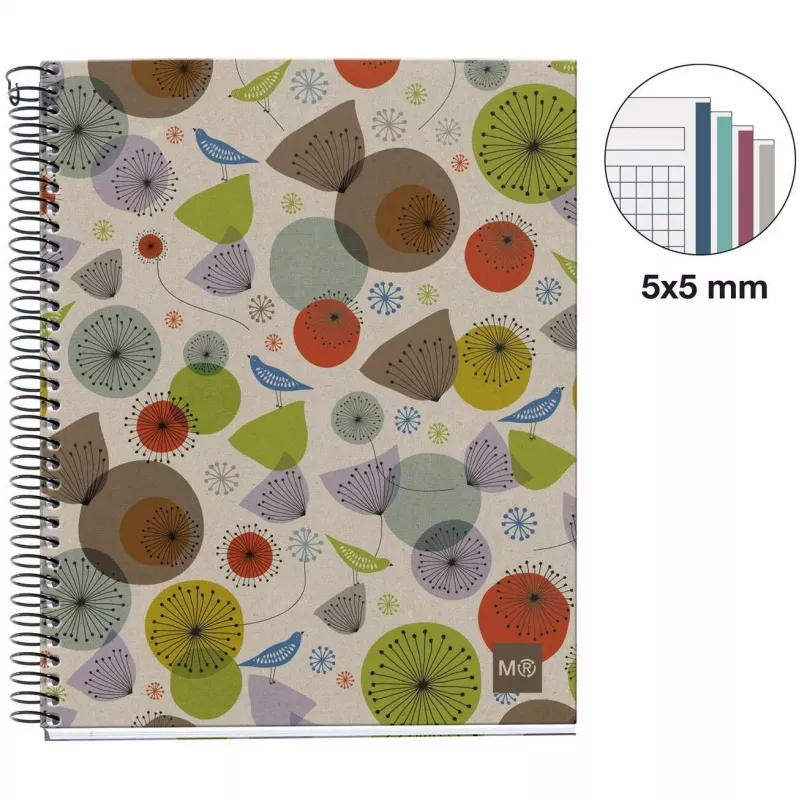 MIQUELRIUS Collegeblock Eco Design 4 kariert DIN A5 Innenrand (A246399)
