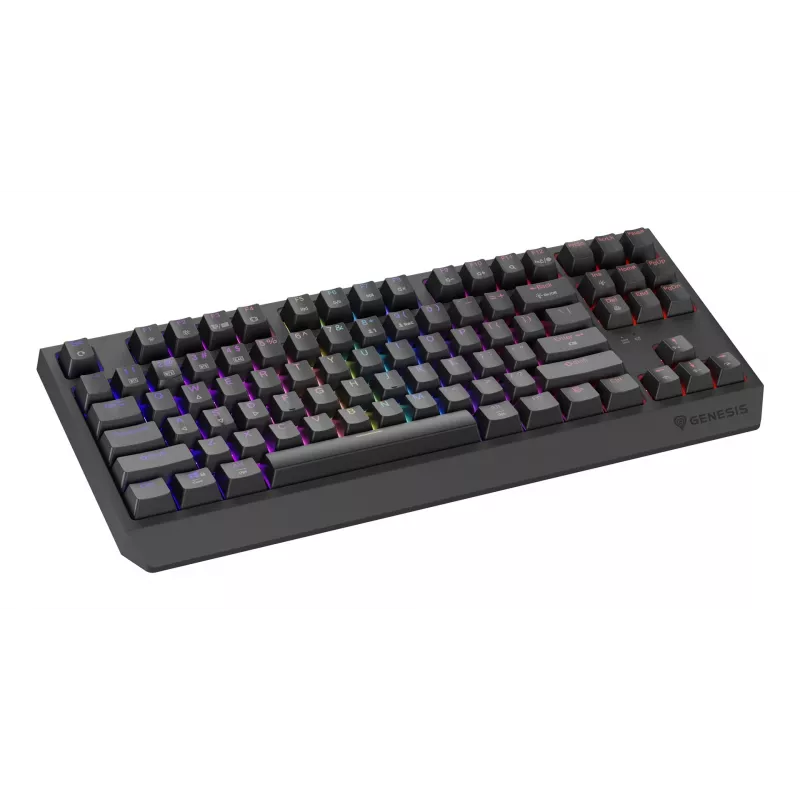 GENESIS Thor 230 TKL Tastatur Gaming USB + RF Wireless + Bluetooth QWERTY US English Schwarz