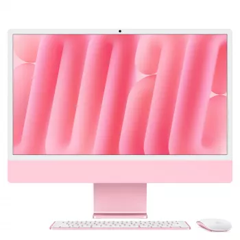 iMac 24 Retina 4.5k Display M4, Pink, M4 (10-CPU/10-GPU), 24GB, 512GB, Standardglas, Touch ID, Deutsch, Gigabit Ethernet, Magic Maus, MD2U4D/A