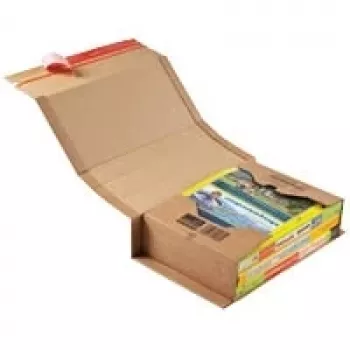 ColomPac CP020.12.020 - Flexible Umverpackung - Buchverpackung aus Wellpappe - 325 x 250 x 80 mm - braun - 1 Packung = 20 Stück (CP020.12.020)