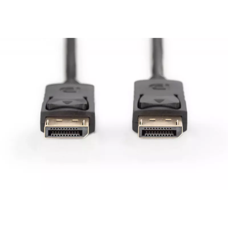Anschlusskabel DisplayPort mit Verriegelung 1080p 60Hz FHD Typ DP / DP M / M schwarz 1m