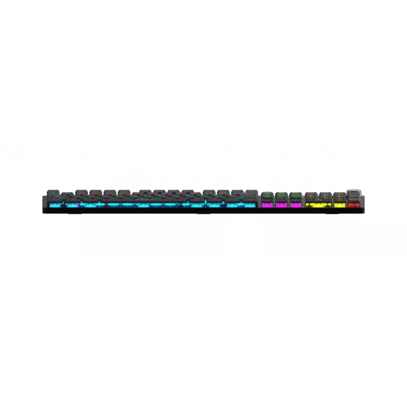 Tastatur IBOX AURORA K-6 — Full-Size QWERTY, RF Wireless + Bluetooth, RGB-Hintergrundbeleuchtung, mechanische Low-Profile-Tasten, Schwarz