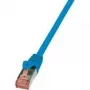Netzwerkkabel LogiLink Cat.6 S/FTP RJ-45 1m Blau