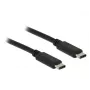 USB Type-C Kabel DeLOCK Type-C 2.0 1m Schwarz