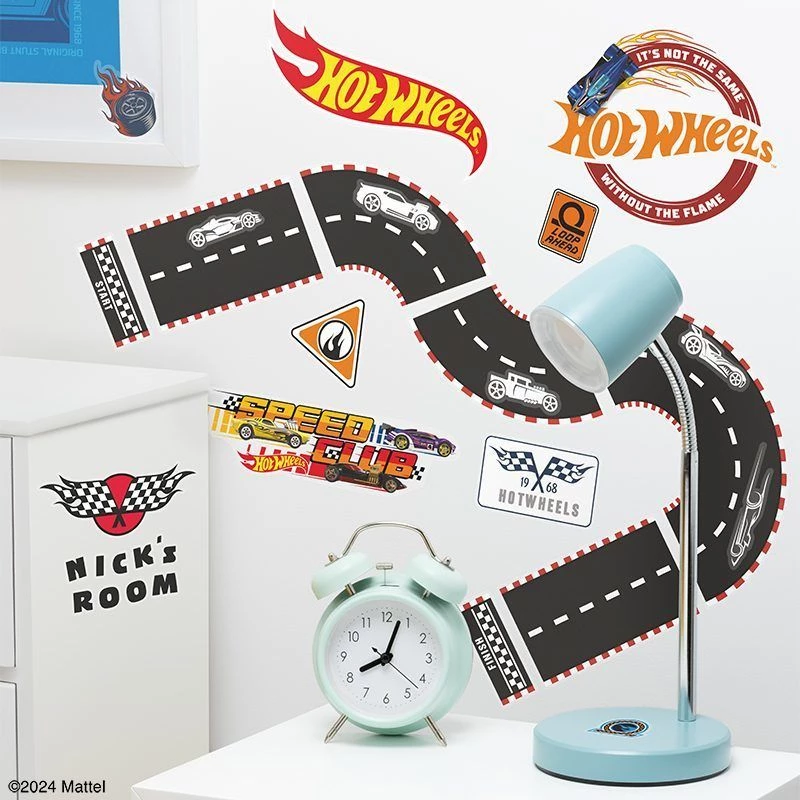 Wandaufkleber Paladone Hot Wheels Personalisation PP13745HW — dekorative selbstklebende Aufkleber für Kinderzimmer