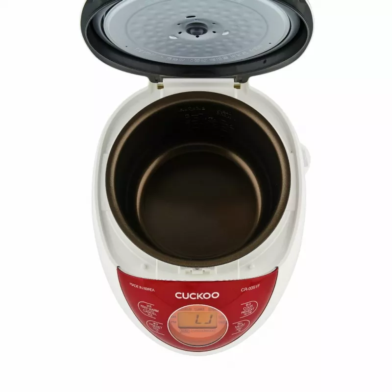 Cuckoo CR-0351F RED Reiskocher 0,54 L 425 W Rot, Weiß