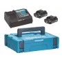MAKITA STROMVERSORGUNGSSET 12V 2x2,0Ah (BL1021Bx2+DC10SB) MAKPAC