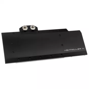 Watercool Fullcover-GPU-Wasserkühler Heatkiller IV für Radeon RX 5700 XT — Acetal-Oberseite mit vernickelter Kupferbasis