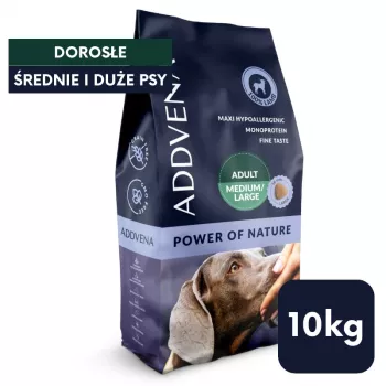 ADDVENA Power of Nature Adult Medium/Large Lamb - Trockenfutter für Hunde - 10kg