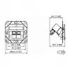 METZ CONNECT 130B12D21102-E - RJ-45 - 6a - -40 - 70 °C - Weiß - Acrylnitril-Butadien-Styrol (ABS) - Zink - GHMT - CE