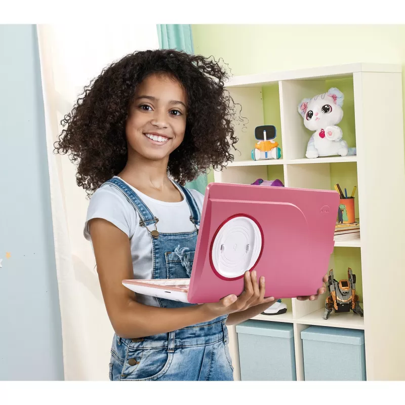 VTech Genio Lernlaptop pink — Kinder-Lernlaptop, interaktives Lern- und Spielgerät