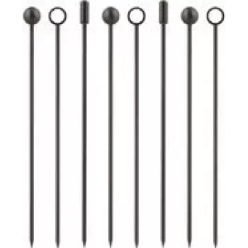 Party-Picks Lurch 240779, 9er-Set, rauchgrau – wiederverwendbare Party-Picks