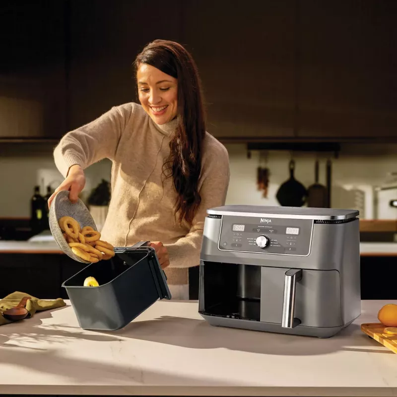 Heißluftfritteuse Ninja DZ400EU 9,5 L 2470 W Grau Double