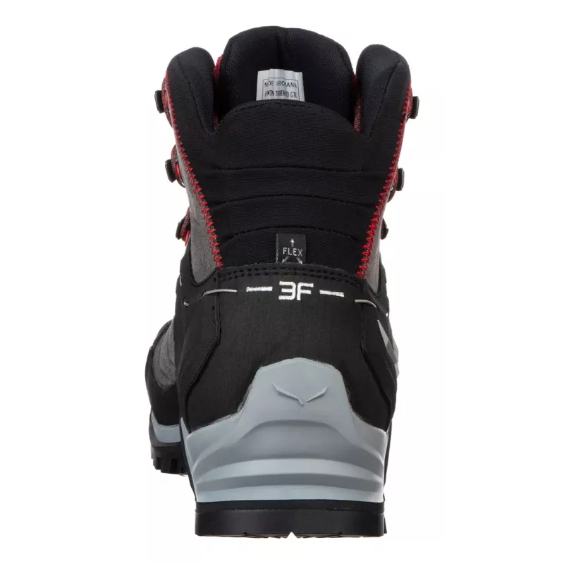 Salewa MTN Trainer Mid GTX Herren Charcoal, Grau, Rot