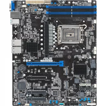 Server-Motherboard ASUS P13R-E/10G-2T LGA 1700 ATX, Intel-Chipsatz, DDR5 ECC UDIMM, 4x DIMM, 2x 10Gb RJ-45, 8x SATA III, 2x M.2