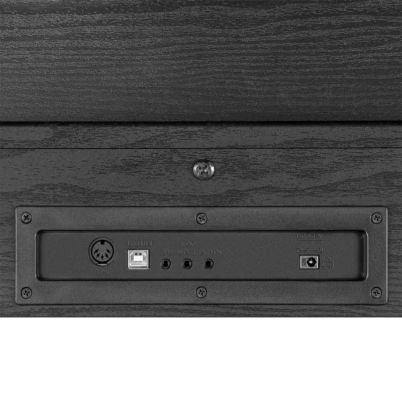 Digitalpiano Kruger & Matz KMDP-45-BK — 88-Tasten gewichtete Tastatur, mattschwarz