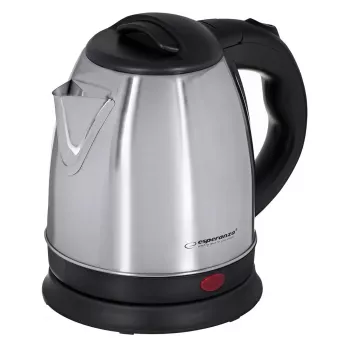 Wasserkocher ESPERANZA 1,0 L Edelstahl und Kunststoff, 1350 W, kabellos, automatische Abschaltung
