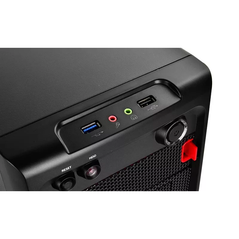 PC-Gehäuse DeepCool DP-MATX-SMTR micro ATX Schwarz