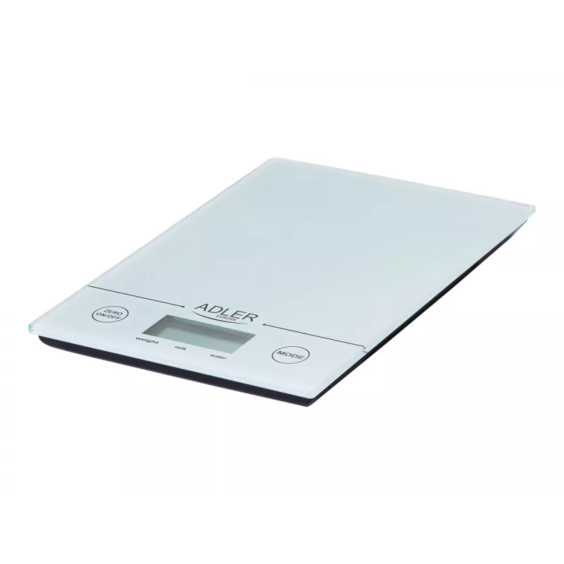 Adler AD 3138 w Küchenwaage Elektronische Küchenwaage Weiß Tischplatte Quadratisch