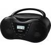 Boombox SENCOR SPT2300BK — CD-Player, MP3, USB, Bluetooth 5.1, FM, AUX, 4 W, batteriebetrieben/Netzbetrieb