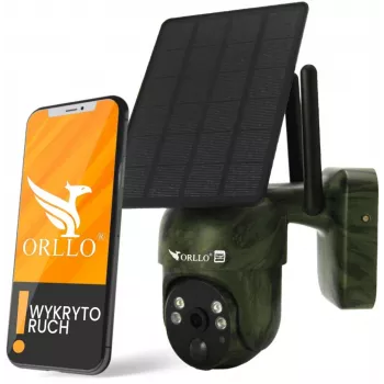 Orllo Kabellose 4G LTE Drehbare IP-Kamera mit Solarpanel ORLLO TZ1 MORO