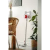 Akku-Staubsauger Adler AD 7051 — 300 W max, 22,2 V Batterie, 0,6 L beutellos, Edelstahlrohr, EPA F8, LED-Licht, weiß/rot