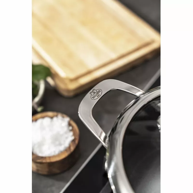 BALLARINI 75002-826-0 Kochtopf 2,67 L Rund Grau