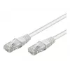 Wentronic Goobay CAT 5e Patchkabel, U/UTP, Weiß, 3 m - CCA-Kupfergemisch (68506)