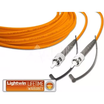 Lightwin Hochwertiges Simplex LWL Patchkabel, MM OM1, ST - ST LWL Patchkabel (LSP-62 ST-ST 20.0)