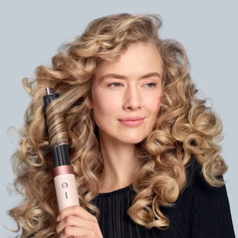 Airwrap Co-anda2x Straight + Wavy, Multistyler creme/roségold, Bluetooth, 1.700 Watt