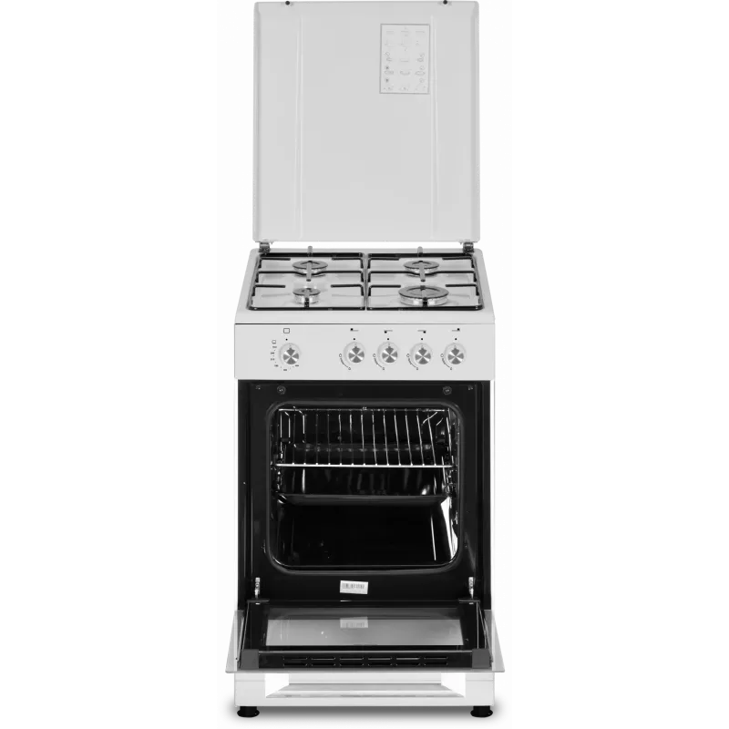 Simfer Herd 4401SGRBB Kochfeldtyp Gas Ofentyp Gas Weiß Breite 50 cm 49 L Tiefe 55 cm