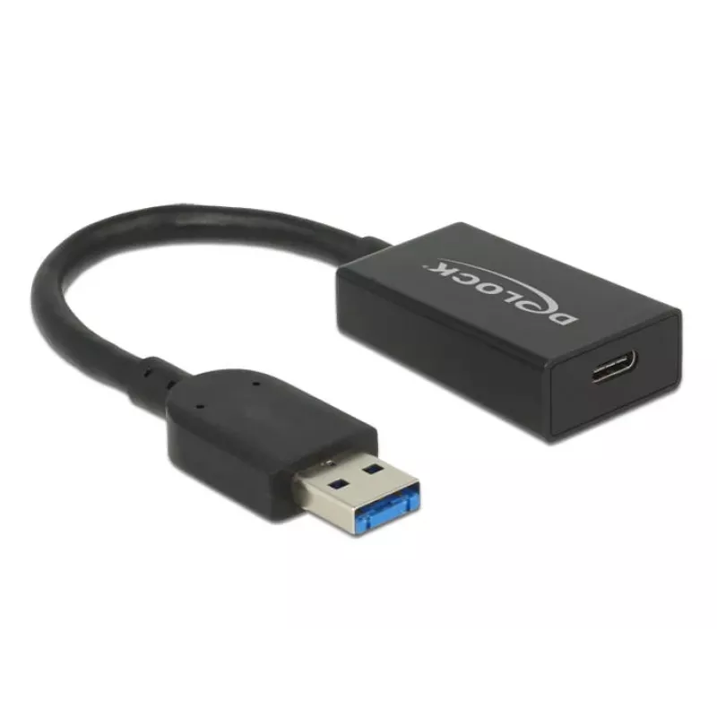 USB-Kabel DeLOCK 65698 USB 3.2 Gen 2 0,15 m USB A USB C Schwarz