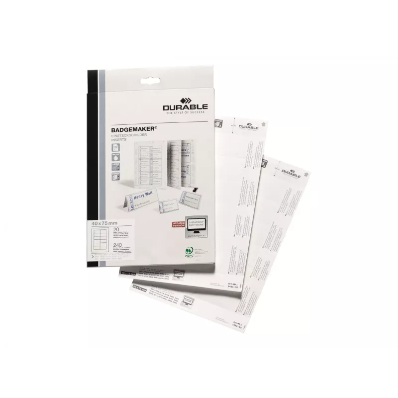 Namensschild-Einleger Durable 1453-02