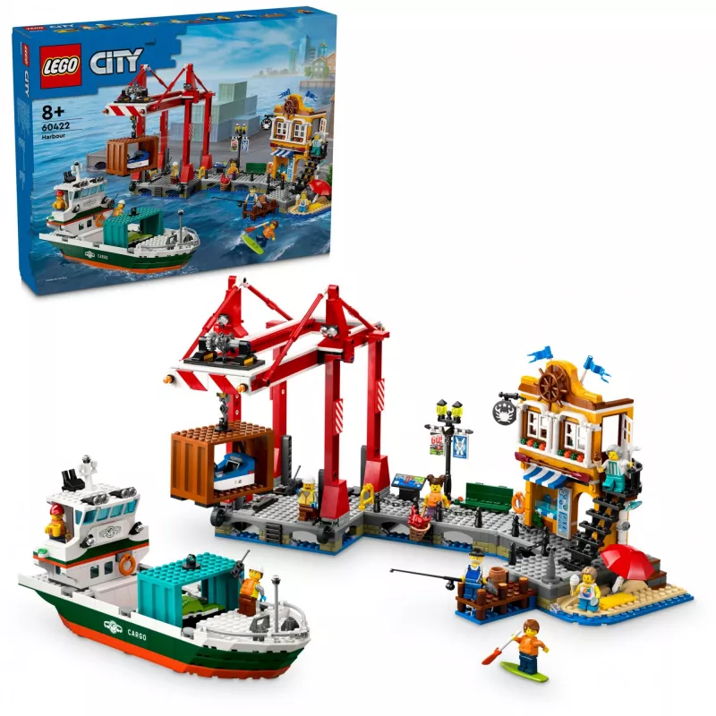 LEGO CITY 60422 Seaside Harbour with Cargo Ship