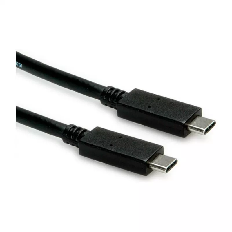 USB-Kabel ROLINE 11.02.9057 USB 3.2 Gen 2 1m USB C Schwarz