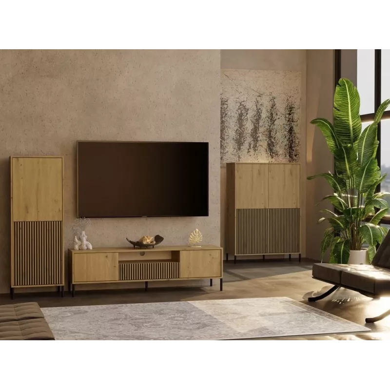 RTV KAMARO 160 schlank/GŁ ARTISAN OAK