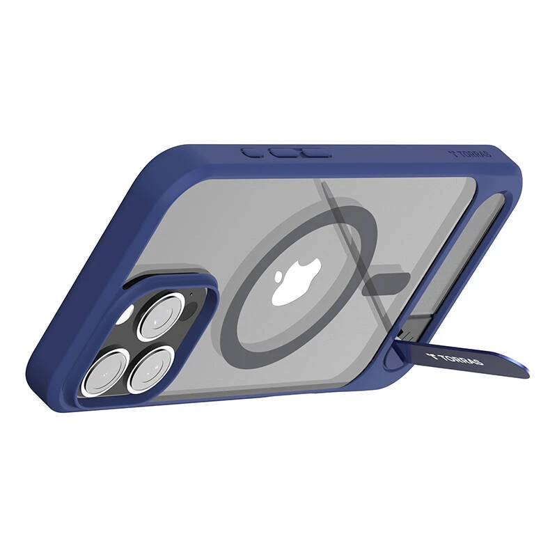 Torras Pstand Series Hülle für iPhone 16 Pro — Blau, schlank, leichte Schutzhülle