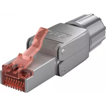 Netzwerkkabel Goobay CAT 6 feldkonfektionierbarer RJ45-Stecker STP 5,0–8,5 mm