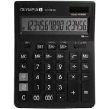 OLYMPIA LCD-416 Tischrechner schwarz (4676)