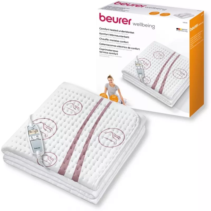 Beurer UB 90 Heizunterbett, 80 x 150 cm, weiß