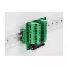 DeLOCK D-Sub HD 44-polig Buchse auf Klemmleiste für DIN-Schiene 84mm x 86mm x 30mm