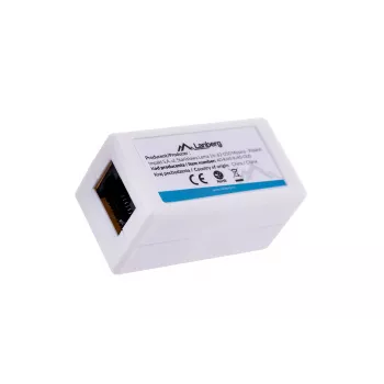 LANBERG Kabel-Geschlechtswandler RJ-45 auf RJ-45, Buchse–Buchse, U/UTP Cat5e, weiß