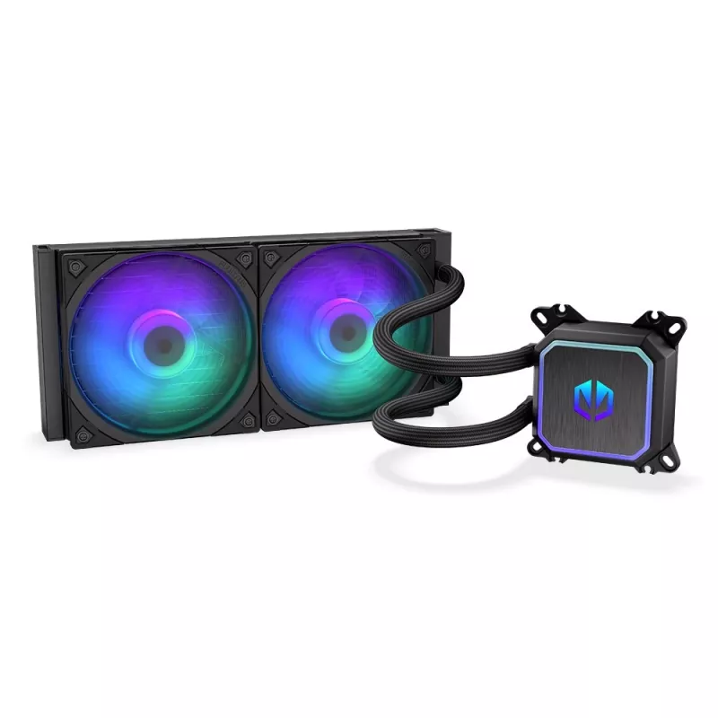 ENDORFY Navis F240 ARGB Prozessor All-in-One-Flüssigkeitskühler 24 cm Schwarz 1 Stück