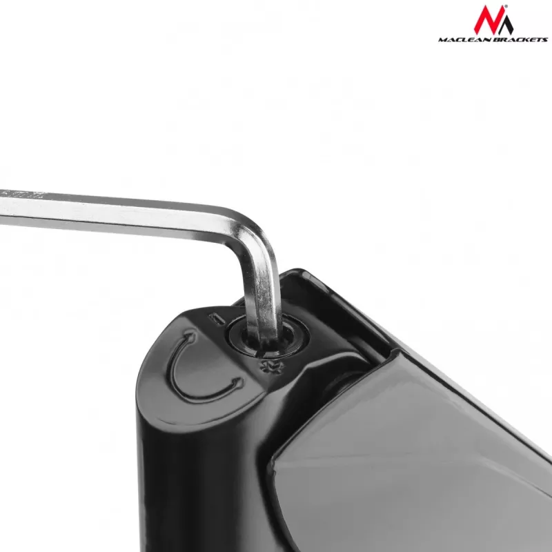 Schreibtisch-Monitorhalterung MACLEAN MC-775 für 32 Zoll (81,3 cm) Bildschirme, VESA 75x75–100x100, bis 8 kg, grau