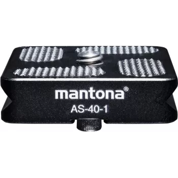 Walimex Mantona Schnellwechselplatte Arca Swiss, 40 mm schwarz (1021460)